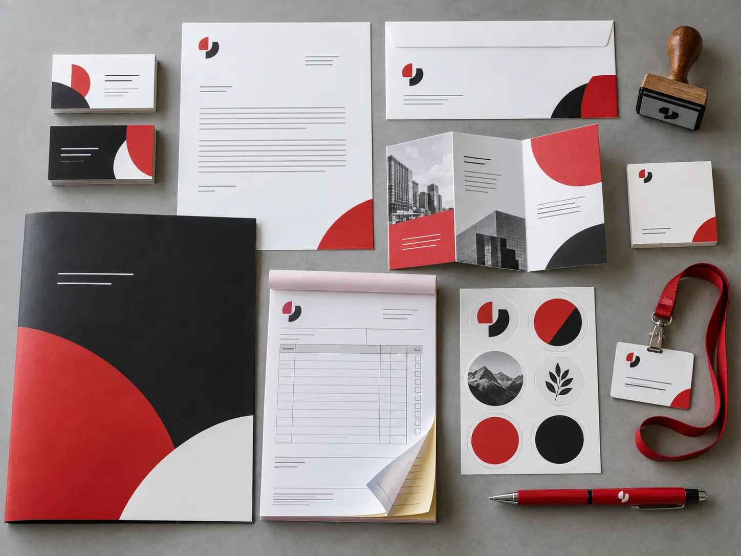 Representative assortment of commercial print products