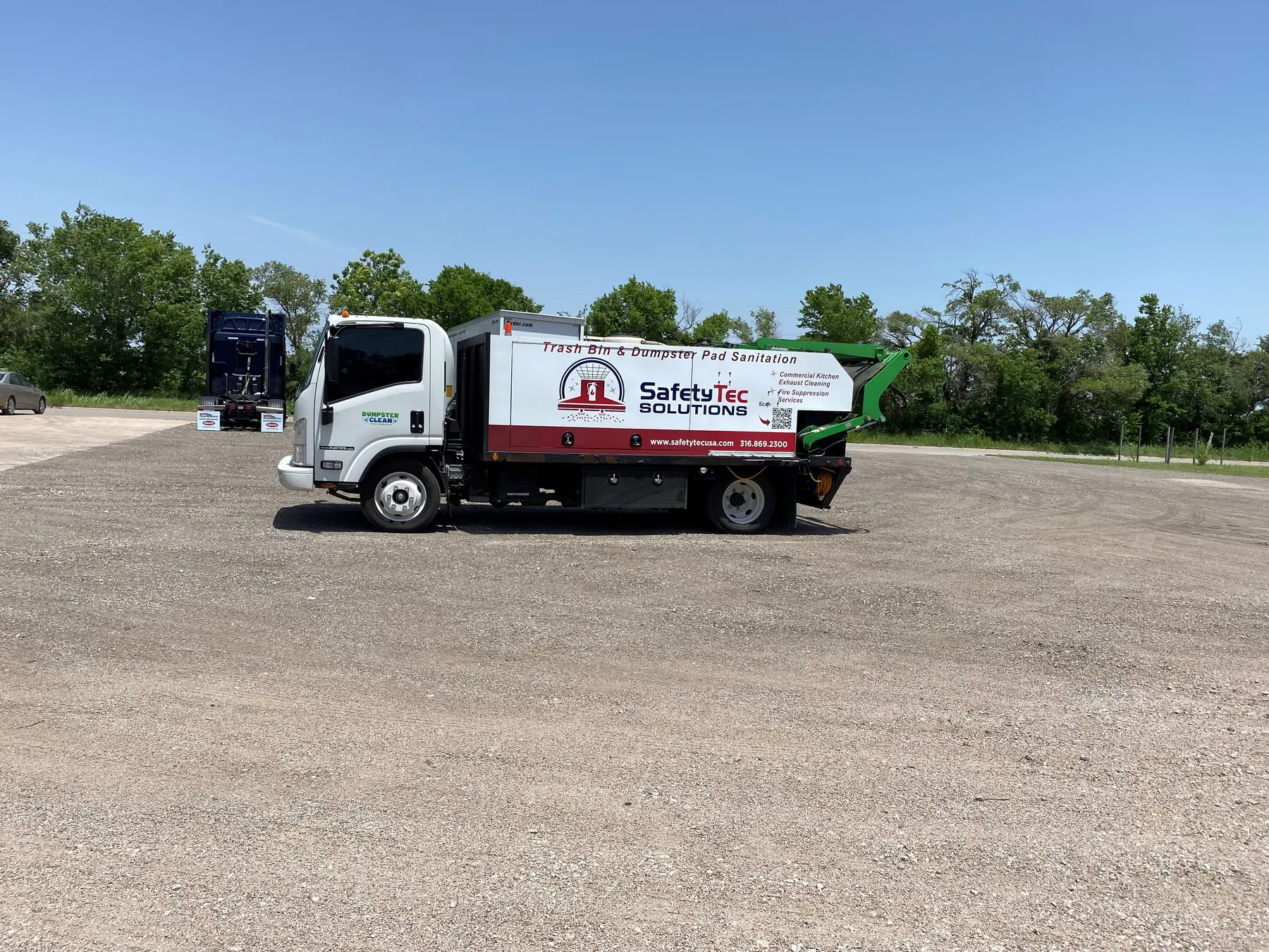 SafetyTec commercial truck graphics produced by Endura